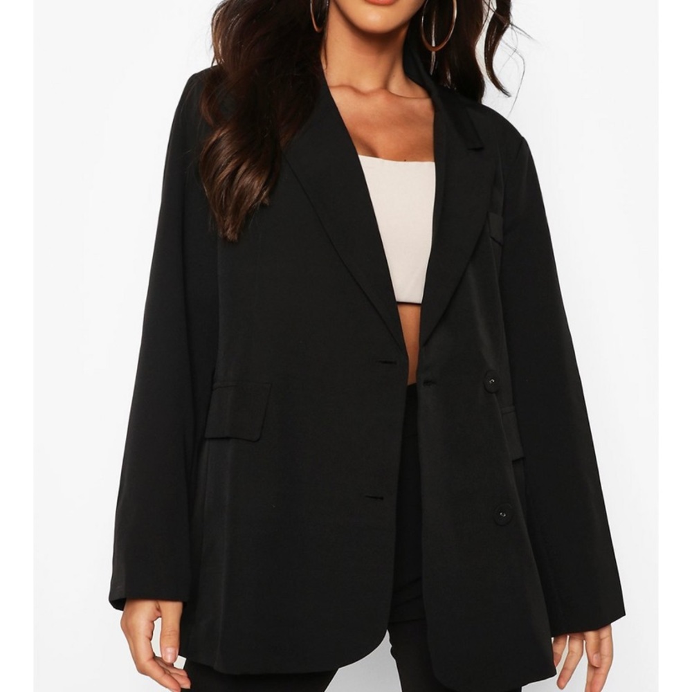 Oversized boyfriend blazer